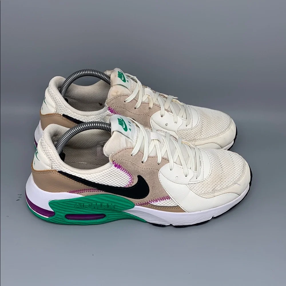 Nike‎ Air Max Excee Tan Green Running Shoes CD4165-117 Men’s Sz 9